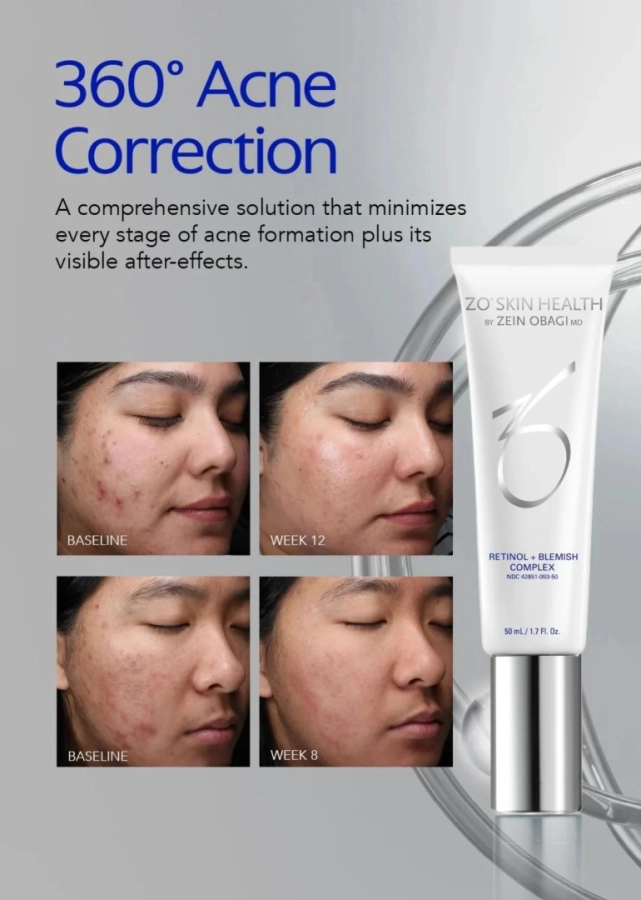 ZO Skin Health Retinol+Blemish Complex Serum redukujące trądzik 50 ml