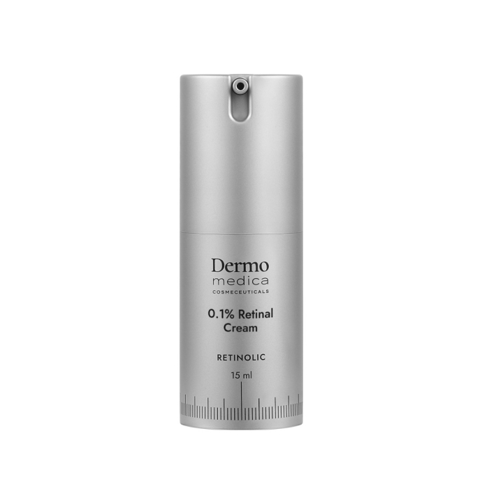 Dermomedica 0,1% Retinal Cream Krem z retinalem, bakuchiolem, niacynamidem i resweratrolem 15 ml