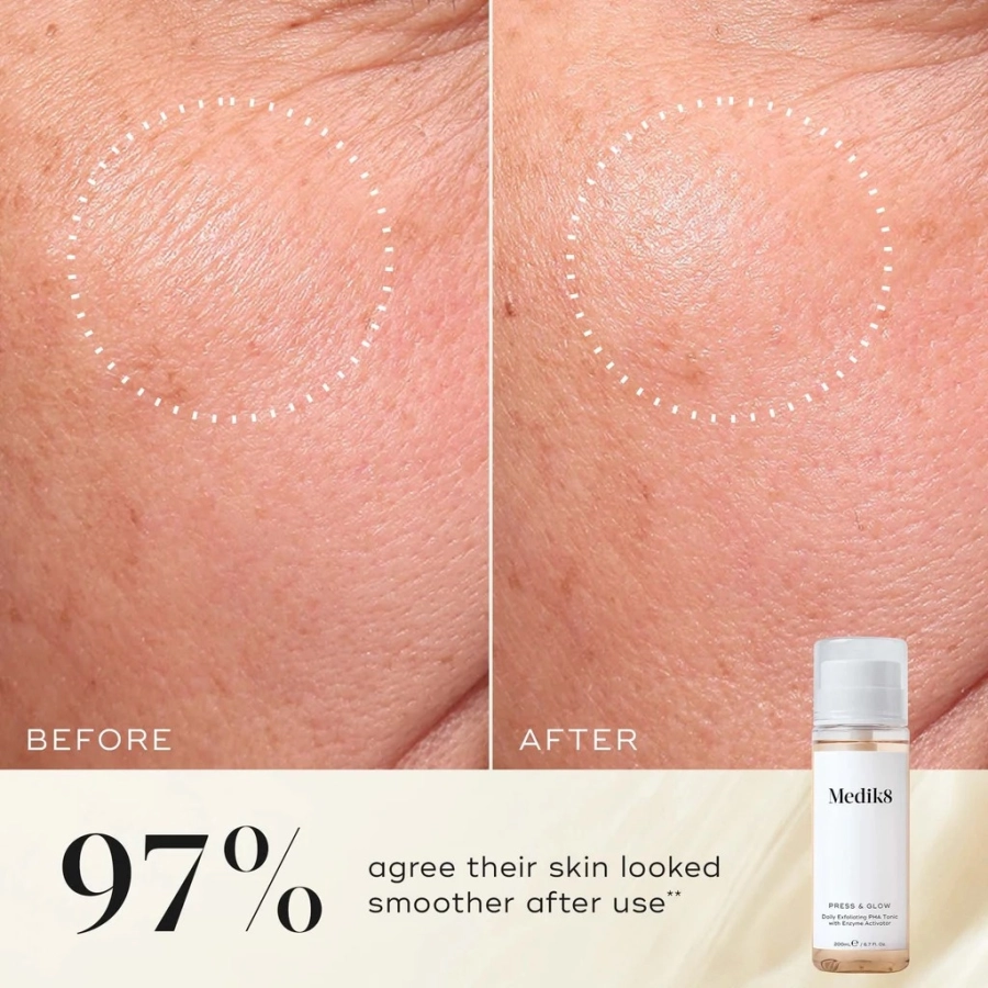 Medik8 Press & Glow Tonik z 5,5% glukonolaktonem 30 ml