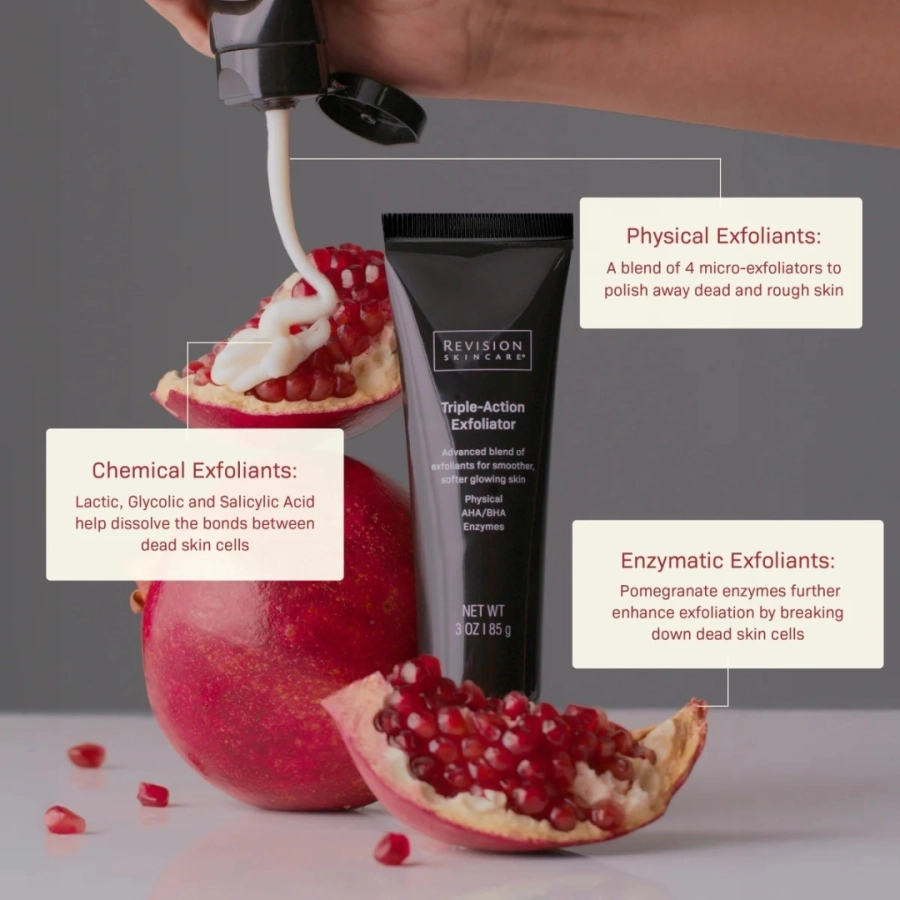 Revision Triple-Action exfoliator Potrójnie aktywny peeling 85 g