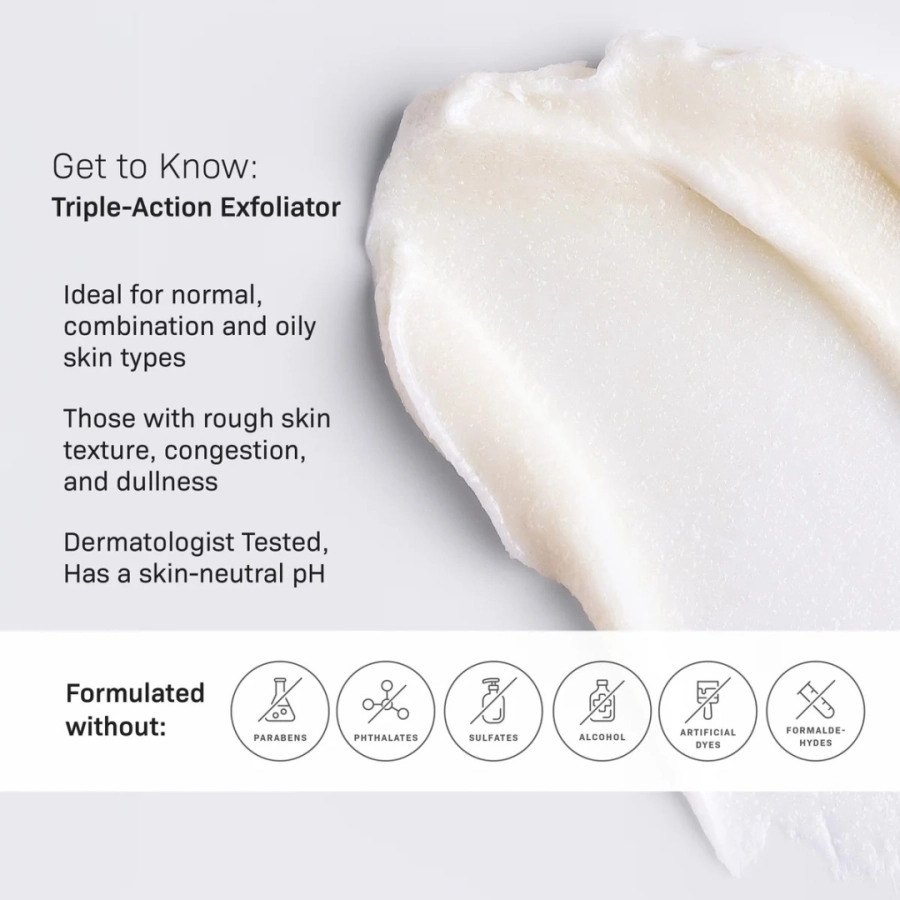 Revision Triple-Action exfoliator Potrójnie aktywny peeling 85 g