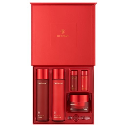 Cell Fusion C Red Ultimate SET Zestaw ujędrniający dla cery pozbawionej gęstości i witalności