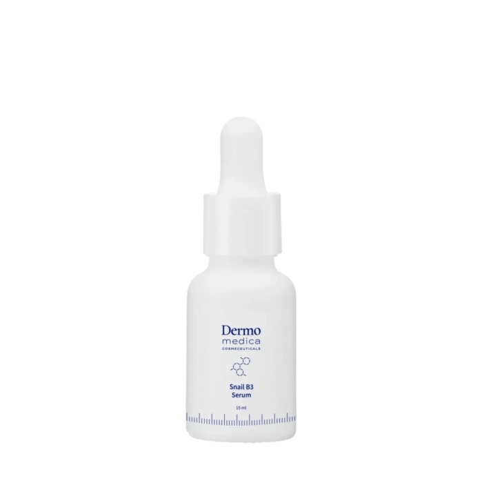 Dermomedica Snail B3 Serum Serum z ekstraktem ze śluzu ślimaka, witaminą B3 (niacynamidem) i beta-glukanem 15 ml