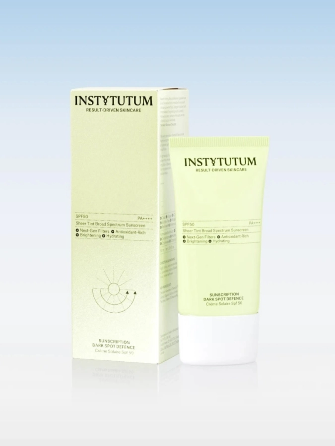 Instytutum Sunscription Dark Spot Defence SPF50 Next-Gen 3 w 1 Ochrona UV, rozjaśnienie i pielęgnacja skóry 50 ml