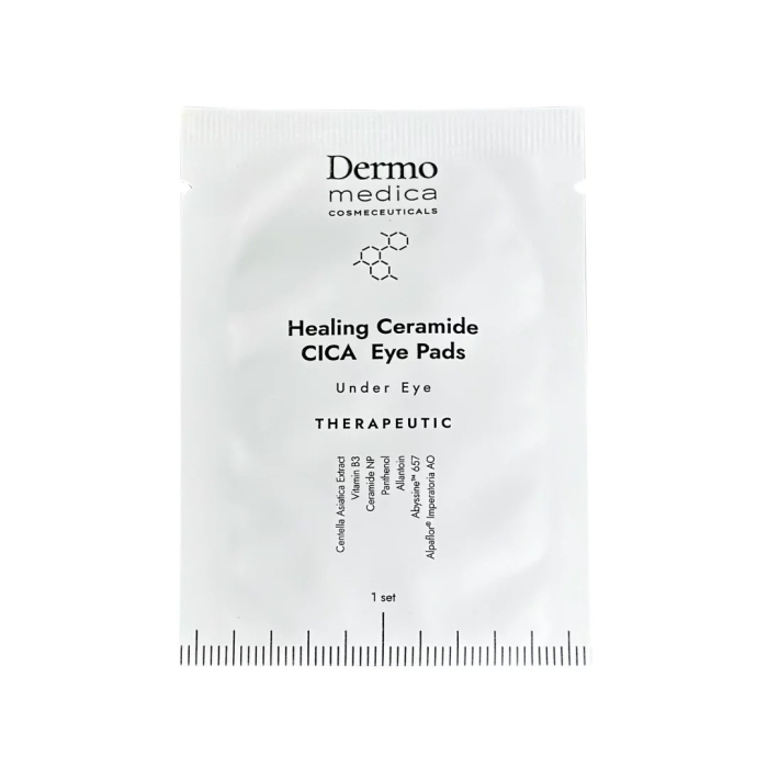 Dermomedica Healing Ceramide Cica Eye Pads Nanocelulozowe płatki pod oczy o działaniu gojącym i przeciwstarzeniowym 2szt.