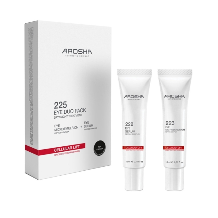 Arosha Eye Duo Pack Day&Night Duet pod oczy (serum + mikroemulsja) 2 x 15 ml