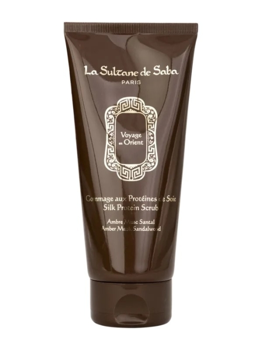 La Sultane de Saba Silk Protein Scrub Amber Musk Sandalwood Jedwabny peeling bursztynowe drzewo sandałowe 200 ml