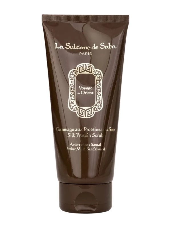 La Sultane de Saba Silk Protein Scrub Amber Musk Sandalwood Jedwabny peeling bursztynowe drzewo sandałowe 200 ml