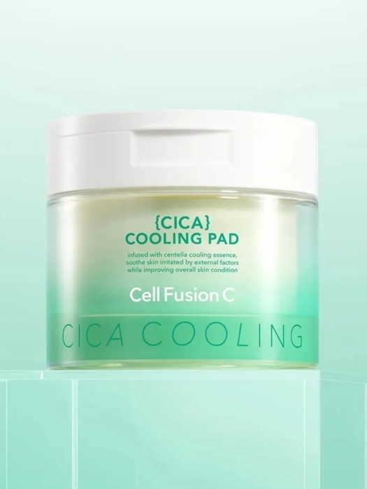 Cell Fusion C Cica Cooling Pad Płatki chłodząco-łagodzące z wąkrotką azjatycką 70 szt.