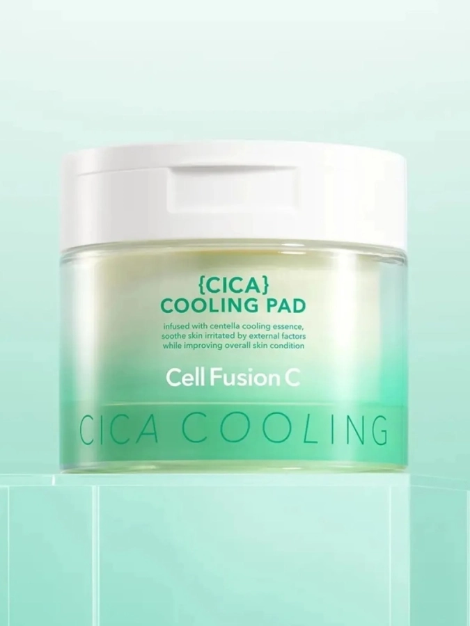 Cell Fusion C Cica Cooling Pad Płatki chłodząco-łagodzące z wąkrotką azjatycką 70 szt.