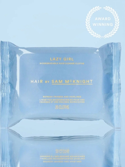 Hair by Sam McKnight Lazy Girl Biodegradable Hair Cleanse Cloths 20 szt.