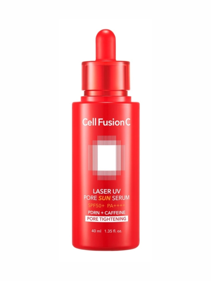 Cell Fusion C Laser UV Pore Sun Serum SPF50+ PA++++ Ochronne serum wygładzające i zwężające pory SPF50+ PA++++ 40 ml