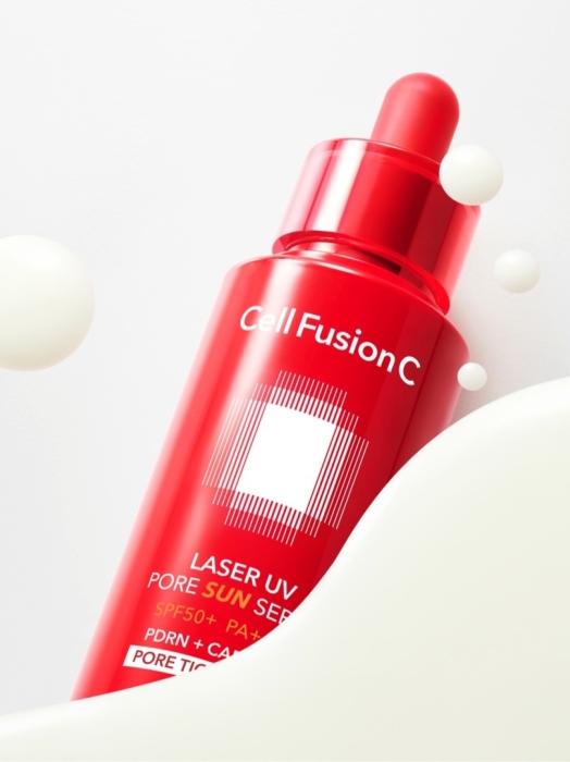 Cell Fusion C Laser UV Pore Sun Serum SPF50+ PA++++ Ochronne serum wygładzające i zwężające pory SPF50+ PA++++ 40 ml