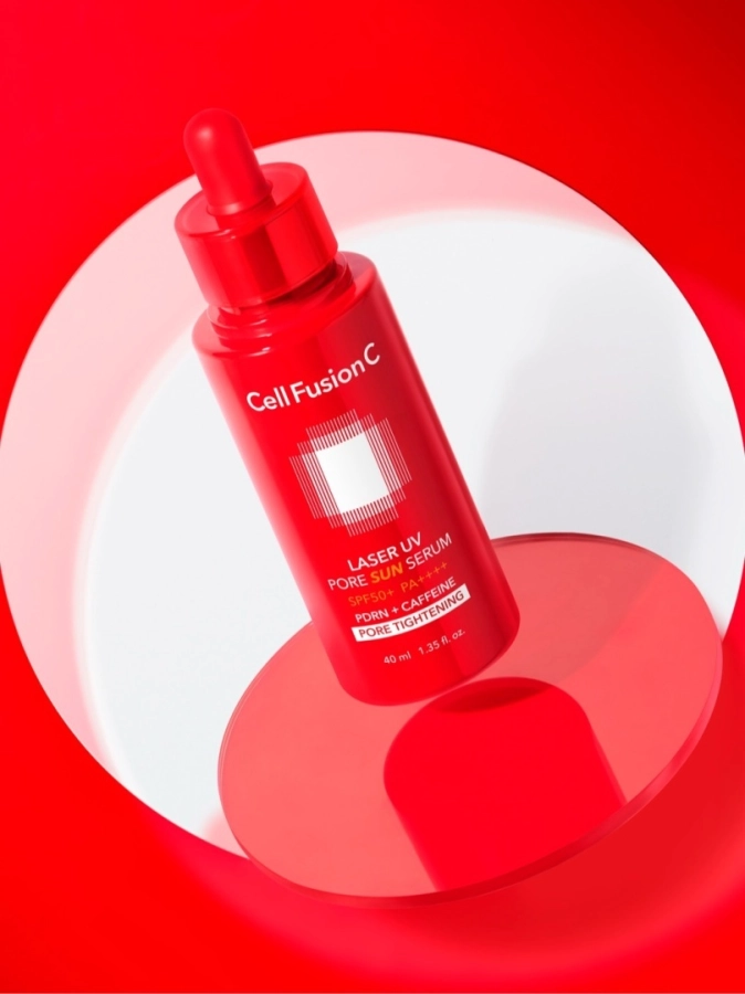 Cell Fusion C Laser UV Pore Sun Serum SPF50+ PA++++ Ochronne serum wygładzające i zwężające pory SPF50+ PA++++ 40 ml