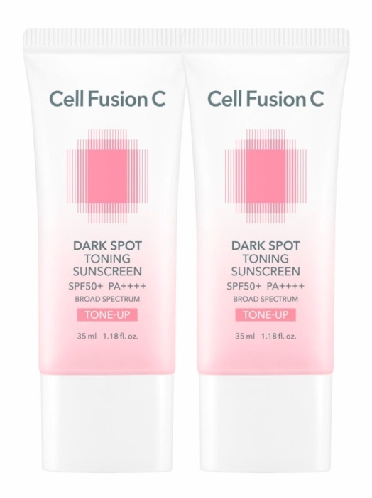 Cell Fusion C Dark Spot Toning Sunscreen SPF50+ PA++++ Krem wyrównujący koloryt skóry SPF50+ 2x 35 ml