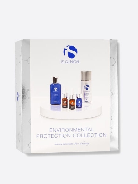 IS Clinical Enviromental Protection Collection Zestaw Żel oczyszczający 60 ml+Serum pod oczy 5 ml+Serum 5 ml+Serum 5 ml+SPF 40