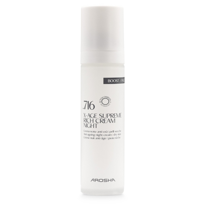 Arosha .716 X-AGE Supreme Rich Cream Night Krem przeciwstarzeniowy na noc dla skóry suchej 50 ml