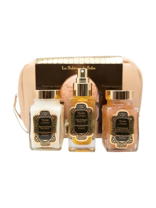 La Sultane de Saba Amber Musk Sandalwood Zestaw bursztynowe drzewo sandałowe