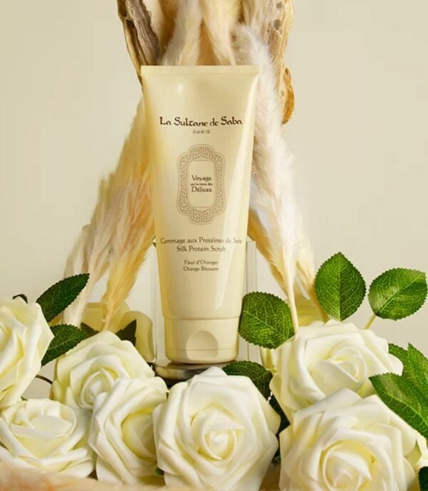 La Sultane de Saba Silk Protein Scrub Orange Blossom Jedwabny peeling kwiat pomarańczy 200 ml