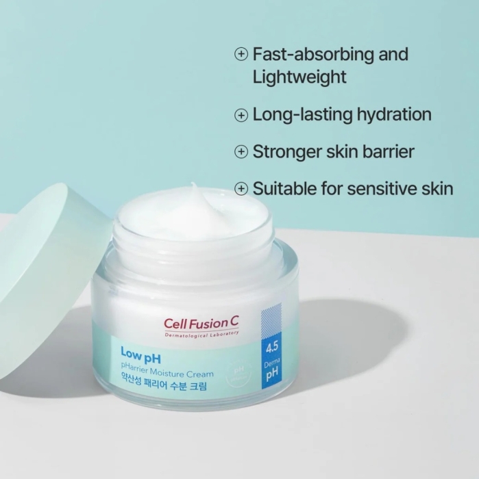 Cell Fusion C Low pH pHarrier Moisture Cream Krem nawilżający dla skóry suchej i wrażliwej 55 ml