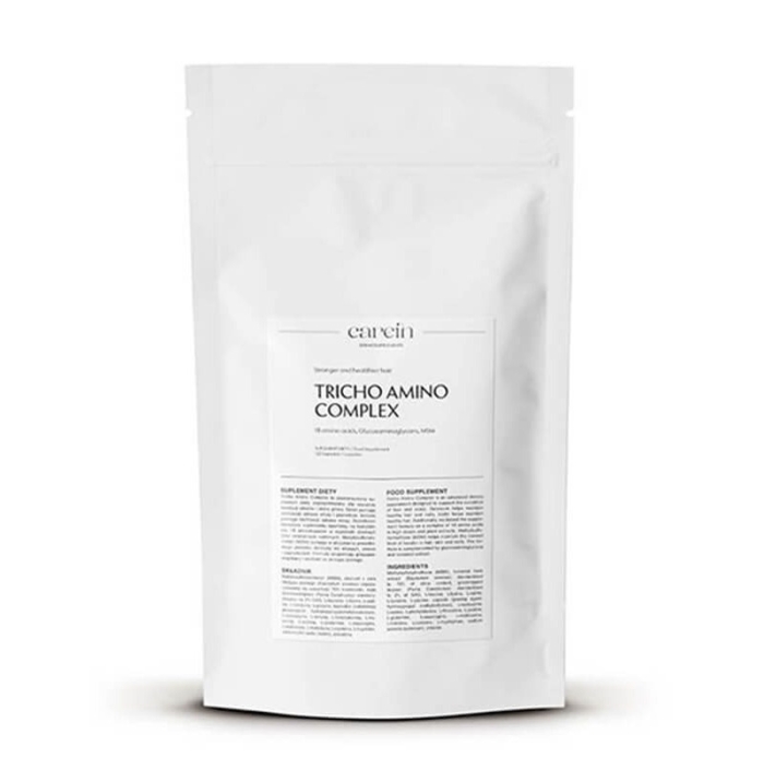 Carein Tricho Amino Complex - Refill Wzmocnienie cienkich, łamliwych włosów - uzupełnienie 120 kaps.