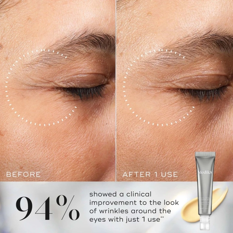 Medik8 Crystal Retinal Ceramide Eye 10 Krem pod oczy z retinalem 15 ml