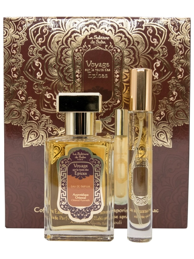 La Sultane de Saba Ayurvedique Zestaw perfum ajurwedyjsko-bursztynowa paczula waniliowa 60ml