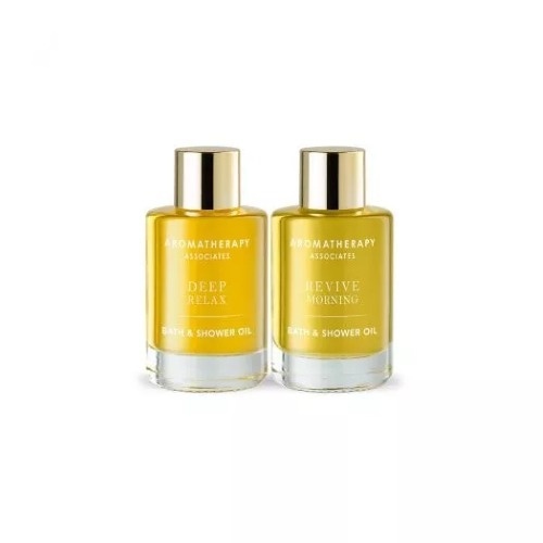 Aromatherapy Associates Perfect Partners Zestaw 2 olejków do kąpieli i pod prysznic (Deep Relax, Revive Morning) 2 x 9 ml