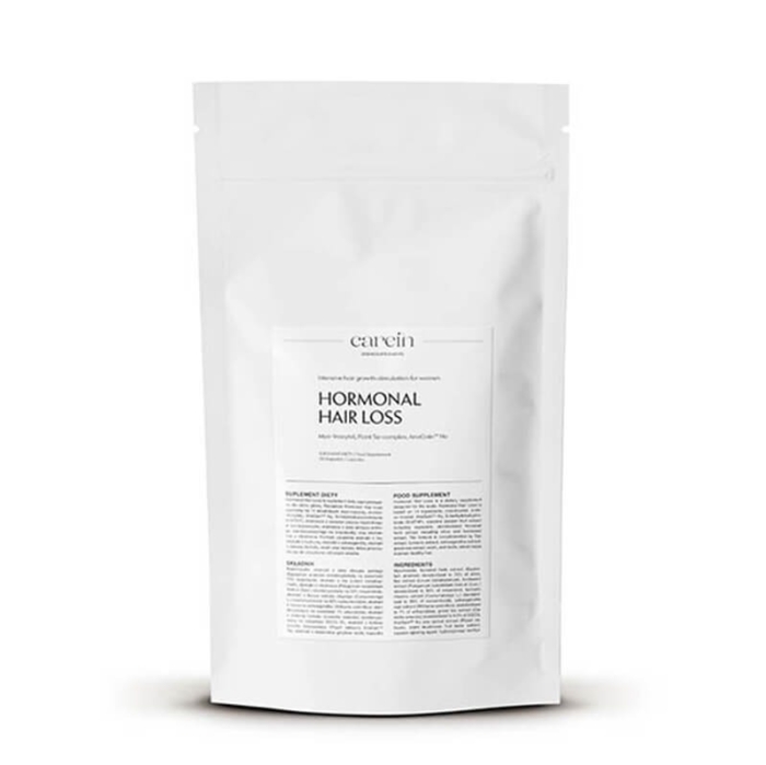 Carein Hormonal Hair Loss - Refill Łysienie androgenowe żeńskie - uzupełnienie 120 kaps.
