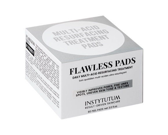 Instytutum Flawless Pads Płatki nawilżające z kwasami do głębokiej regeneracji skóry 60 szt