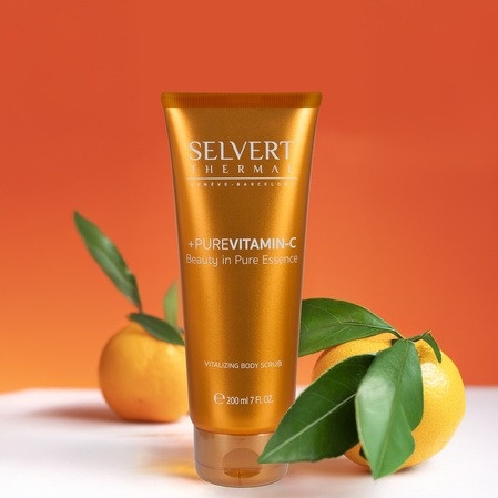 Selvert Thermal Vitalizing Body Scrub Witalizujący peeling do ciała w tubie 200 ml