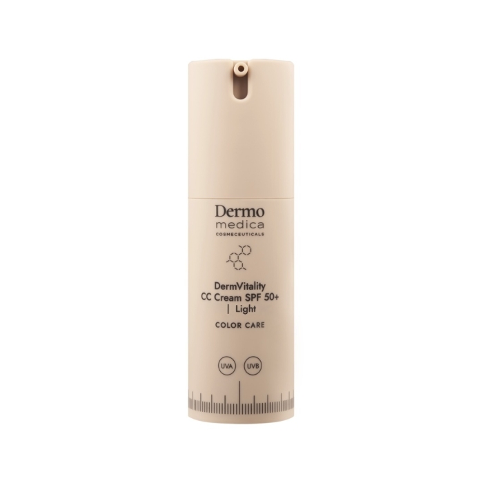 Dermomedica DermVitality CC Cream SPF 50 LIGHT Koloryzujący krem ochronny 30 ml