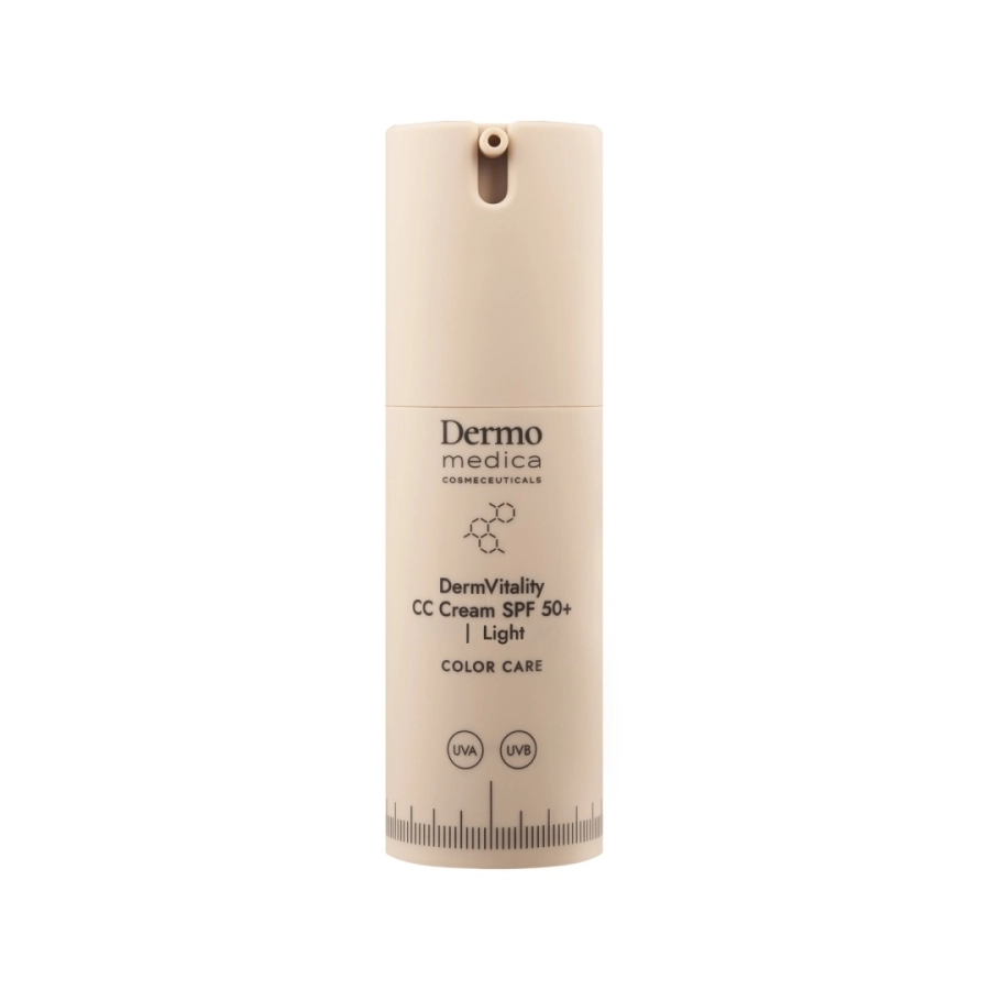 Dermomedica DermVitality CC Cream SPF 50 LIGHT Koloryzujący krem ochronny 30 ml
