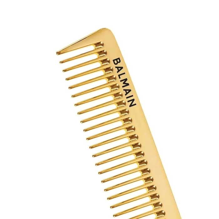 Balmain 14K Gold Plated Cutting Comb Grzebień do strzyżenia złoty