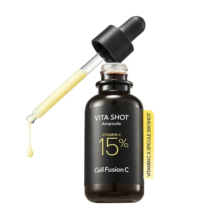 Cell Fusion C 15% Vita Shot Ampoule Rozjaśniające serum z 15% witaminą C i mikroigłami 20 g