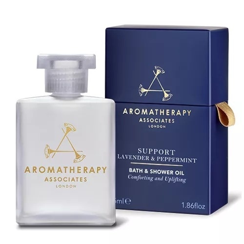 Aromatherapy Associates Support Lavender & Peppermint Bath and Shower Oil Olejek do kąpieli i pod prysznic 55 ml