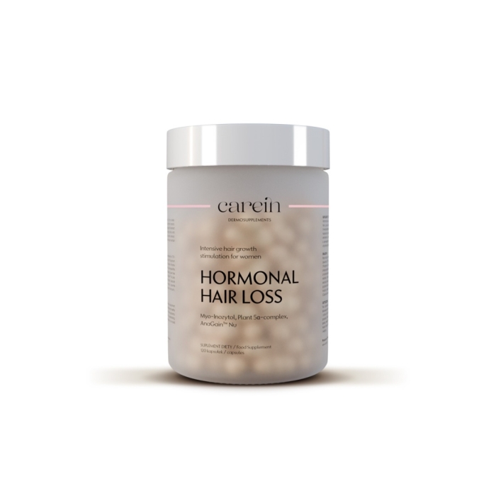 Carein Hormonal Hair Loss Łysienie androgenowe żeńskie 120 kaps.