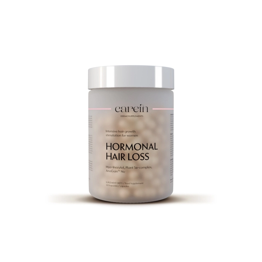 Carein Hormonal Hair Loss Łysienie androgenowe żeńskie 120 kaps.