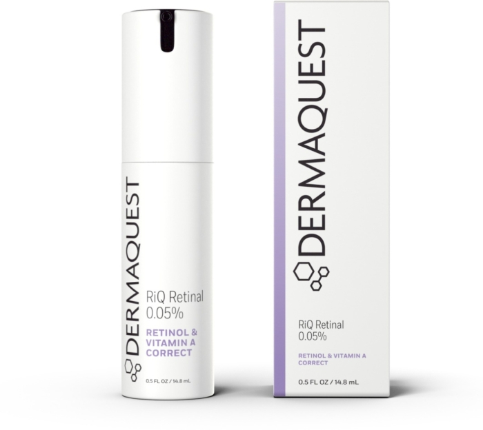 Dermaquest RiQ Retinal 0.05 % Krem przeciwstarzeniowy dla skóry wrażliwej, skłonnej do rumienia i trądziku różowatego 14,8 ml