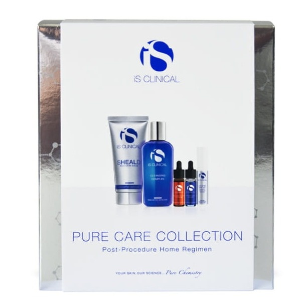 IS Clinical Pure Care Collection Kit Zestaw Żel 60ml+Krem 60 g+Serum 3,75 ml+Serum nawilżające 3,75 ml+Krem ochronny 2 x 10 g