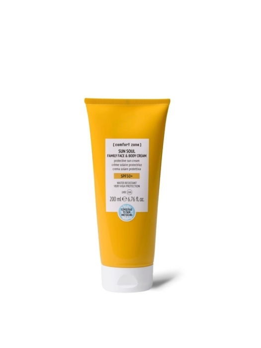 Comfort Zone Sun Soul Family Face&Body Cream Ochronny krem przeciwsłoneczny dla całej rodziny SPF50+ 200 ml