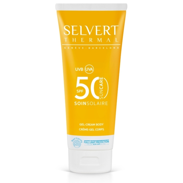 Selvert Thermal Gel-Cream Body SPF 50 Żel-krem do ciała z barierą ochronną 200 ml