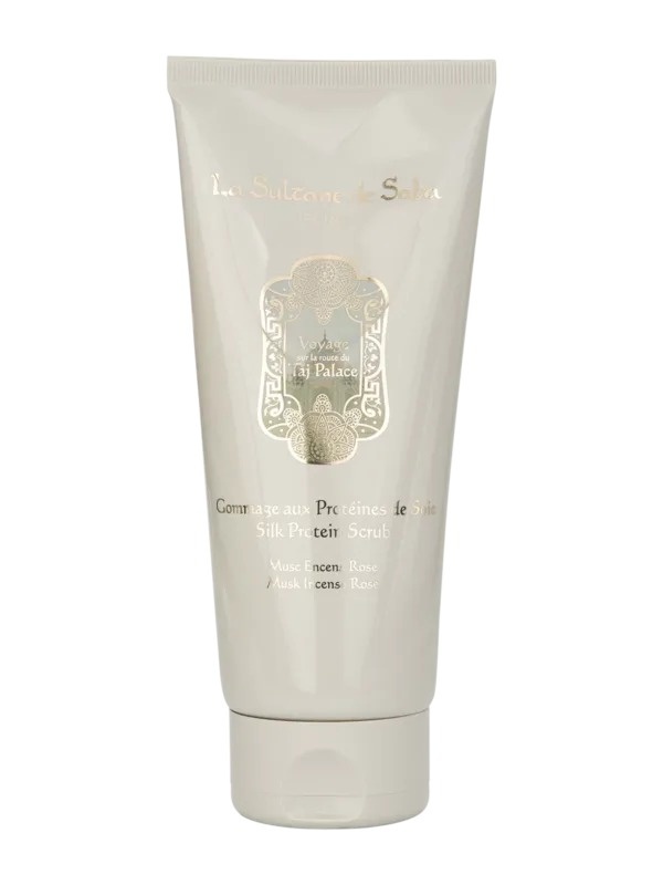 La Sultane De Saba Silk Protein Scrub Taj Palace Jedwabny peeling piżmo kadzidło róża linia taj palace 200 ml
