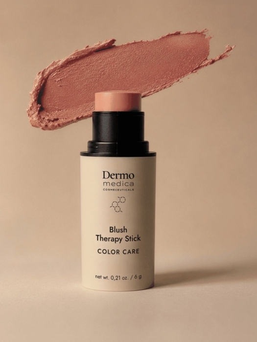 Dermomedica Blush Therapy Stick Kremowy róż w sztyfcie, łączący subtelny efekt koloryzujący z właściwościami pielęgnacyjnymi 6 g