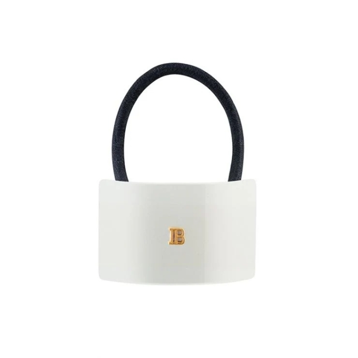 Balmain Elastique pour Cheveux White Gumka do włosów Biała 5 cm x 3,1 cm