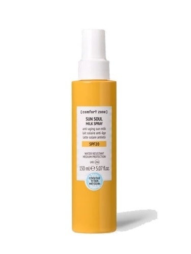 Comfort Zone Sun Soul Milk Spray SPF 20 Przeciwzmarszczkowe mleczko do opalania 150 ml