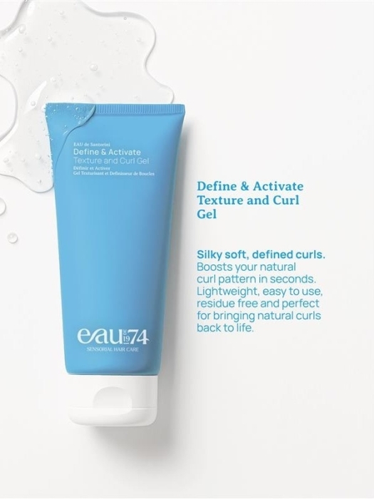 EAU de 1974 Santorini Żel do włosów kręconych Define & Activate Gel 200 ml