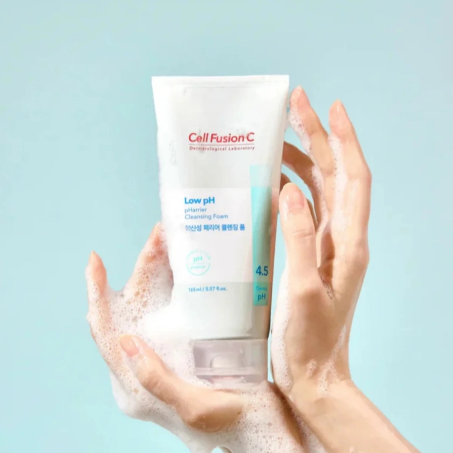 Cell Fusion C Low pH pHarrier Cleansing Foam Pianka dla podrażnionej skóry 165 ml