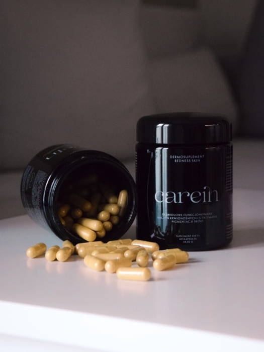 Carein Redness Skin Kuracja 30 dni Wzmocniona skóra bez pękających naczynek i rumienia 60 kaps.
