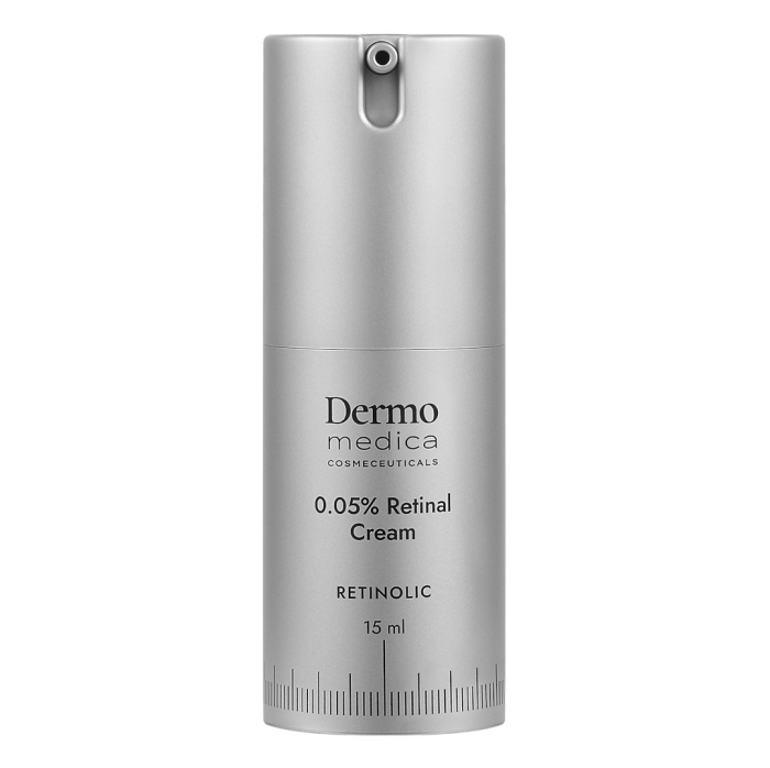 Dermomedica 0,05% Retinal Cream Krem z retinalem w postaci aktywnej, bakuchiolem i niacynamidem 15 ml